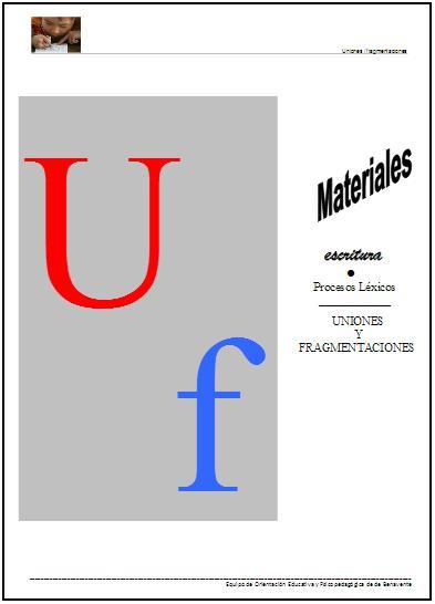 portada uniones fragmentaciones material alumno